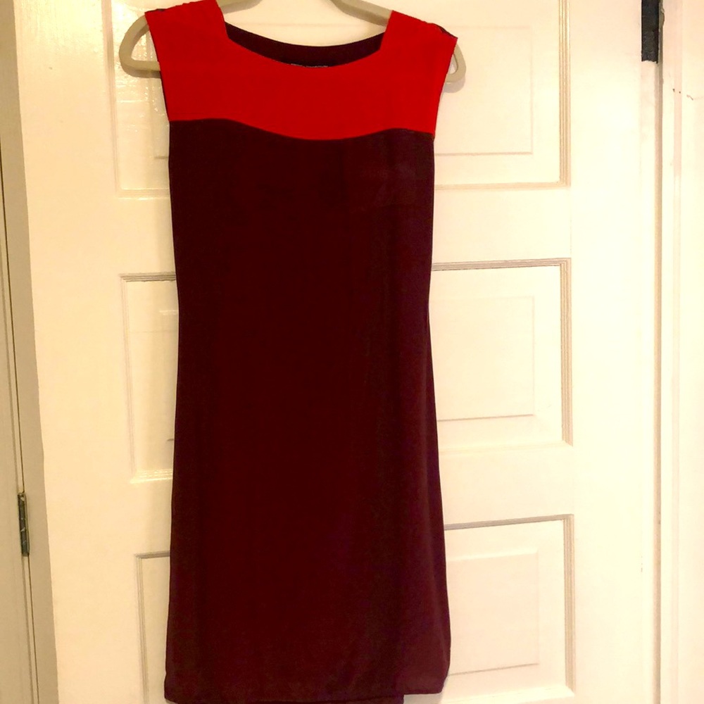 $10 CLOSET SALE! French Connection Color Block 100% Silk size 4